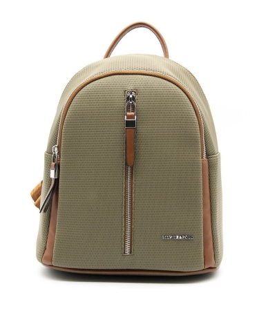 Дамска раница зелена 901 M86 petek Silver&Polo