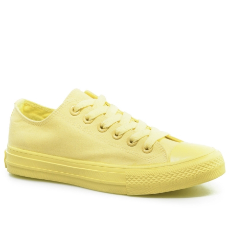 Дамски кецове жълти 30377-10