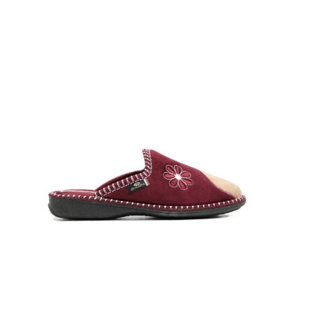 Дамски домашни пантофи бордо 2214
