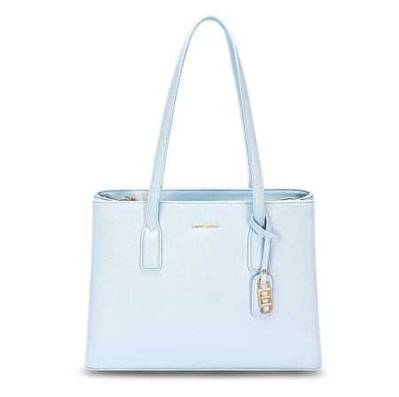 Дамска елегантна чанта светло синя CM7468 David Jones