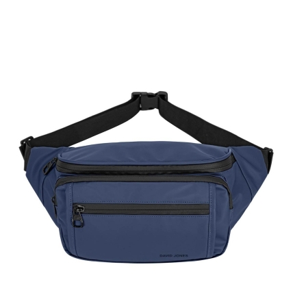 Мъжка чанта през кръст синя 116006 David Jones