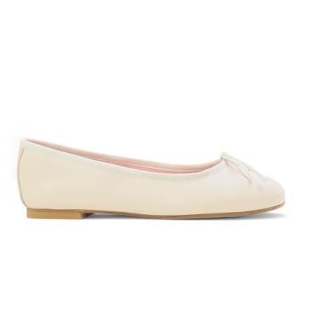 Дамски балерини от естествена кожа бежови ЕММА