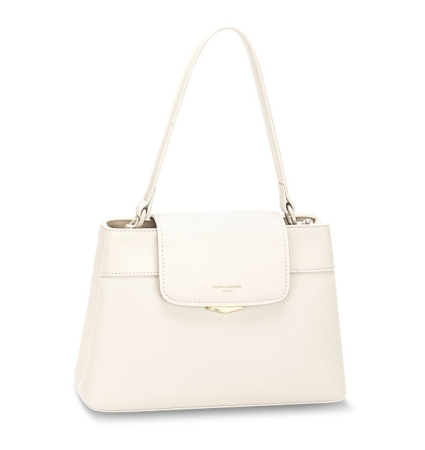 Дамска елегантна чанта крем CM7388 David Jones