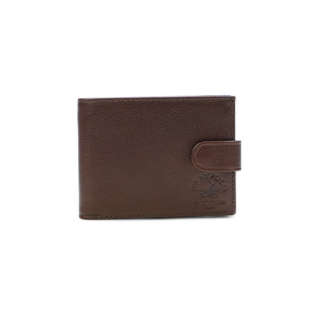 Мъжки кожен портфейл кафяв 66P