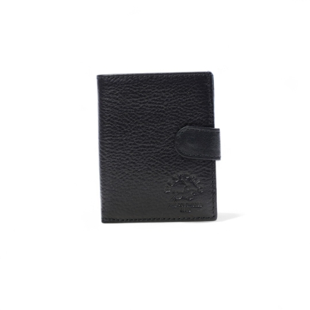 Мъжки кожен портфейл черен 222P