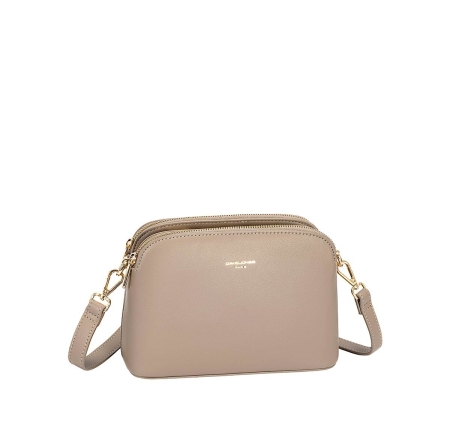 Дамска чанта през рамо тауп CM7342-1 David Jones