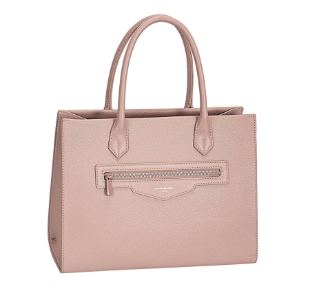 Дамска елегантна чанта розова CM7642A David Jones