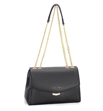 Дамска елегантна чанта черна CM7673 David Jones