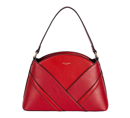 Дамска елегантна чанта червена CM7780 David Jones