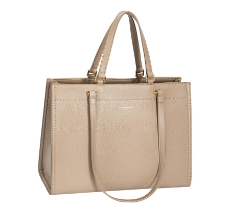 Дамска елегантна чанта тауп CM7813 David Jones