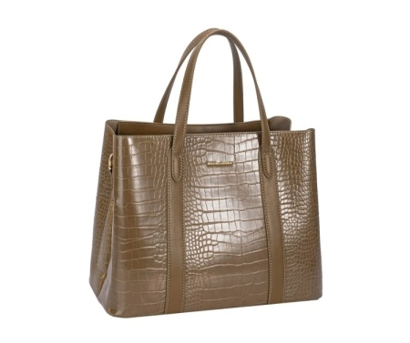 Дамска елегантна чанта тауп CM7692A David Jones