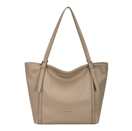 Дамска ежедневна чанта тауп CM7757 David Jones