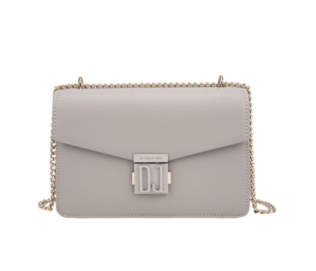 Дамска чанта през рамо сива CM7405-1 David Jones