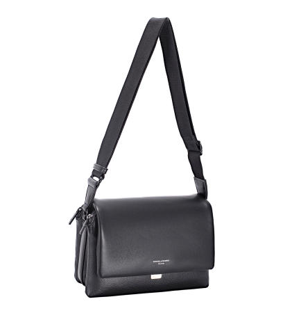 Дамска чанта през рамо черна CM8201 David Jones