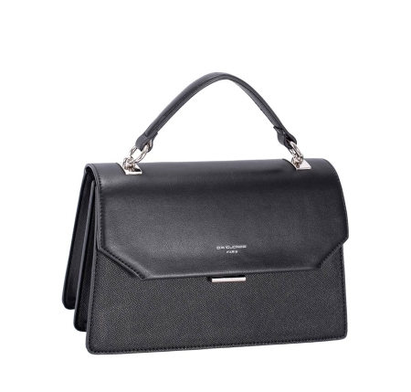 Дамска чанта през рамо черна CM8264 David Jones
