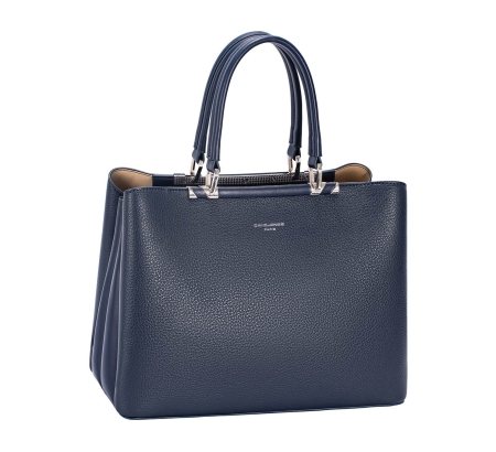 Дамска елегантна чанта тъмно синя CM8401 David Jones