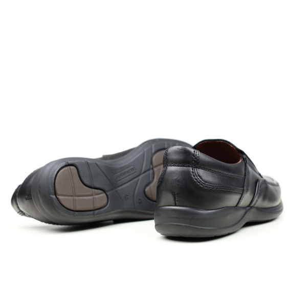 Мъжки ежедневни обувки от естествена кожа черни 1931 Baerchi