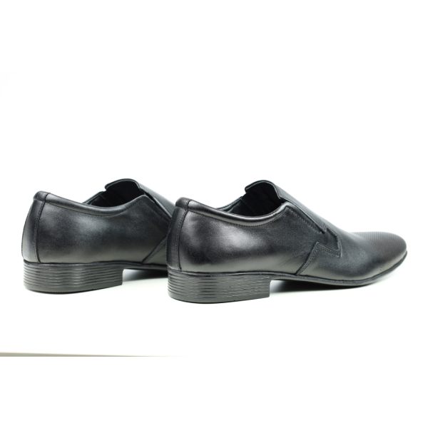 Мъжки елегантни обувки от естествена кожа черни 771