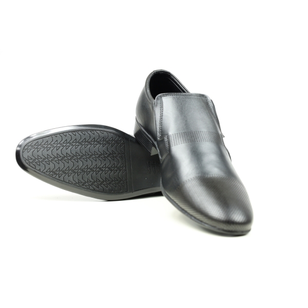 Мъжки елегантни обувки от естествена кожа черни 771