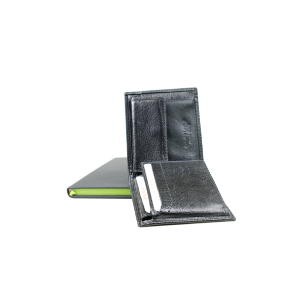 Мъжки кожен портфейл черен 36