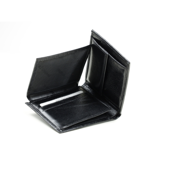 Мъжки кожен портфейл черен 36