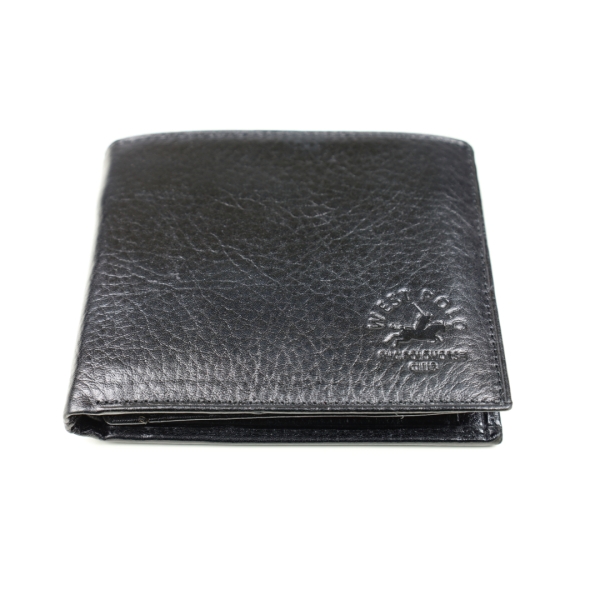 Мъжки кожен портфейл черен 1722