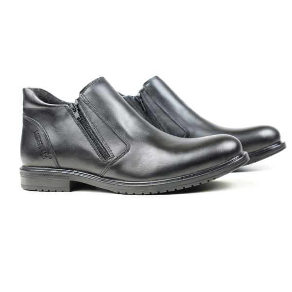 Мъжки ежедневни боти от естествена кожа черни 32  Ландерджак