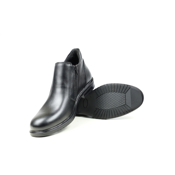 Мъжки ежедневни боти от естествена кожа черни 32  Ландерджак