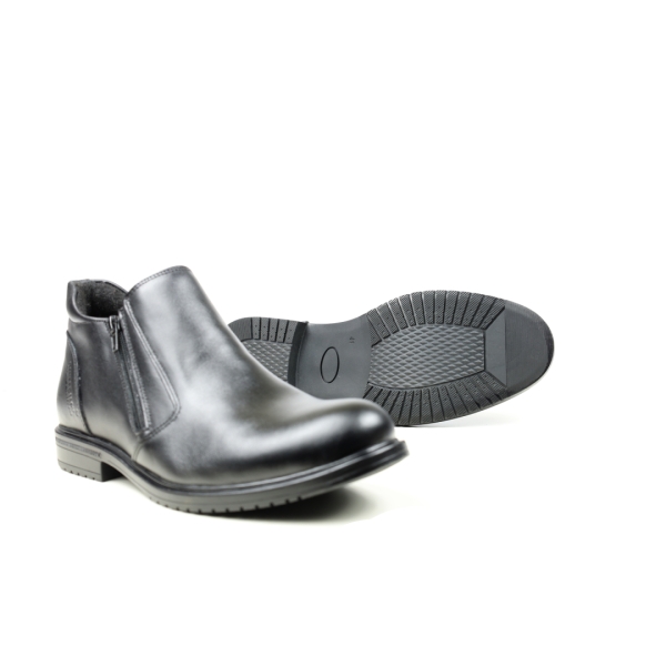 Мъжки ежедневни боти от естествена кожа черни 32  Ландерджак