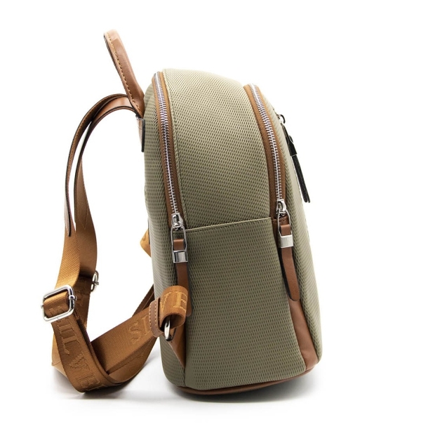 Дамска раница зелена 901 M86 petek Silver&Polo