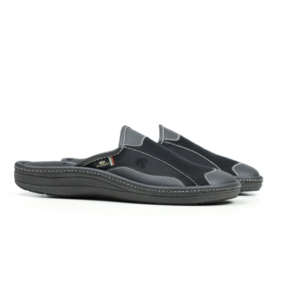 Мъжки домашни пантофи черни 308