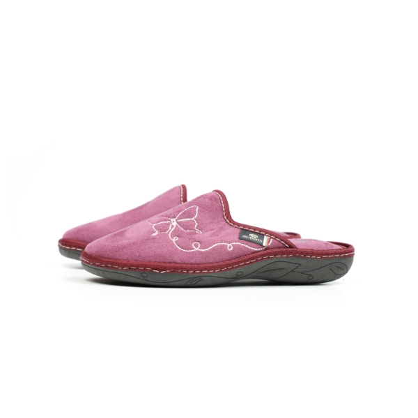 Дамски домашни пантофи тъмно розови 2103