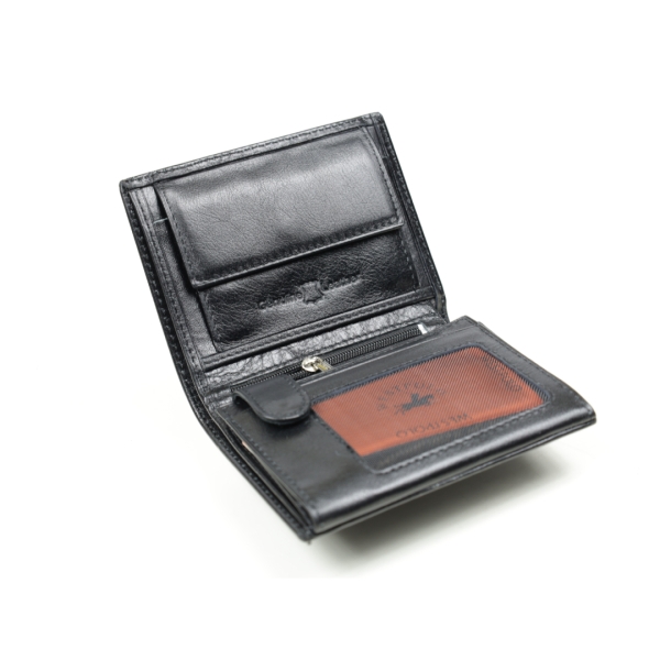 Мъжки кожен портфейл черен 02/1/5