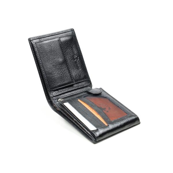 Мъжки кожен портфейл черен 63/1/5