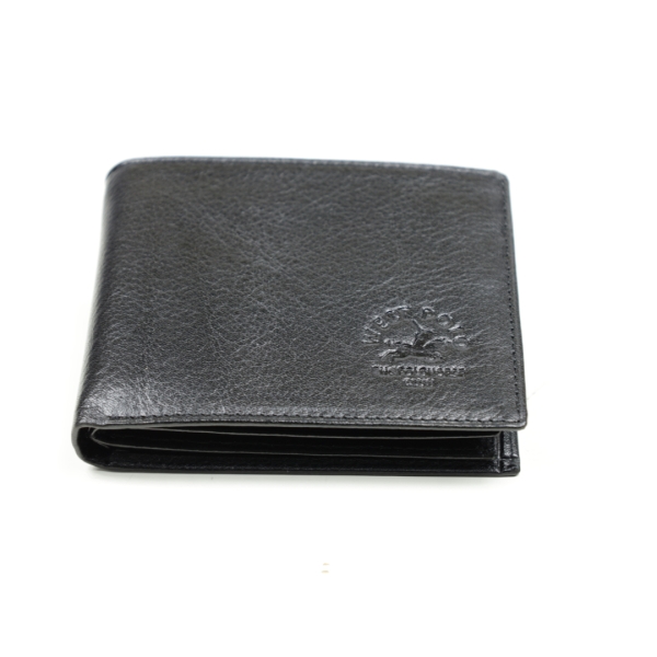 Мъжки кожен портфейл черен 08