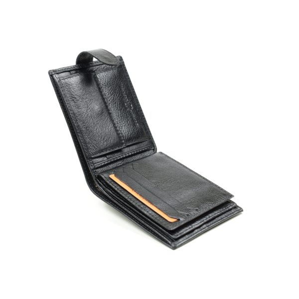 Мъжки кожен портфейл черен 11/P1-5