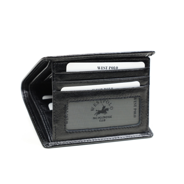 Мъжки кожен портфейл черен 1905