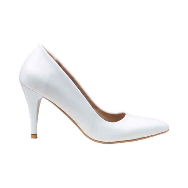 Дамски елегантни обувки в бяло 150