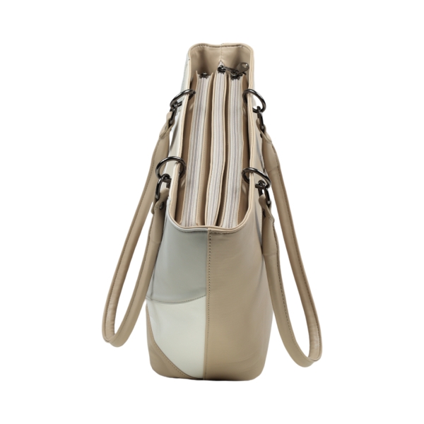 Дамска елегантна чанта бежова 2455