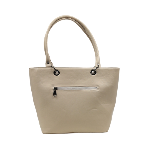 Дамска елегантна чанта бежова 2455