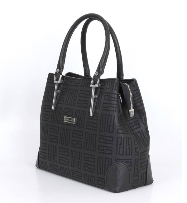 Дамска елегантна чанта черна 667 M11 PP Labirent