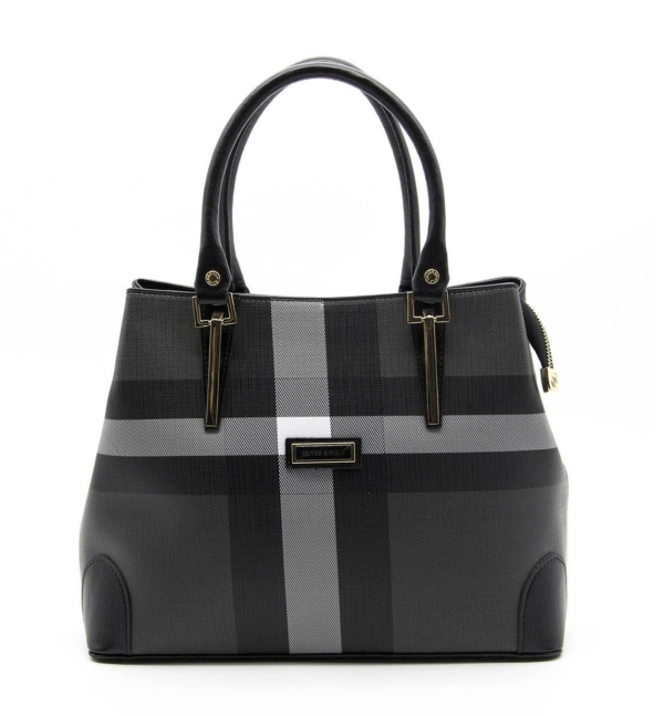 Дамска елегантна чанта черна 667 M129 Kareli Ekose