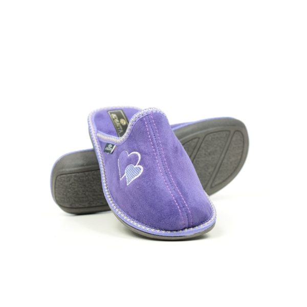 Дамски домашни пантофи лилави 20-101