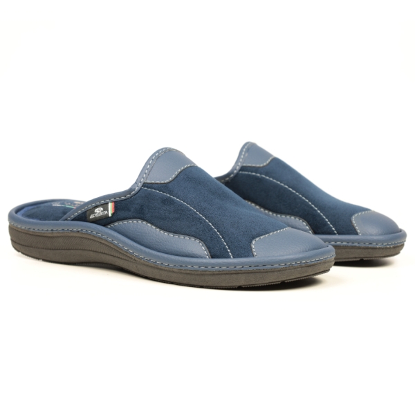 Мъжки домашни пантофи сини 308