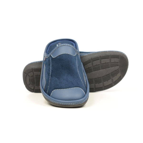 Мъжки домашни пантофи сини 308