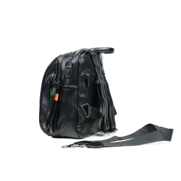 Дамска раница черна 8521-6