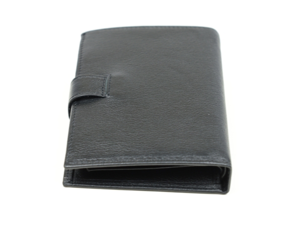 Мъжки кожен портфейл черен 711P