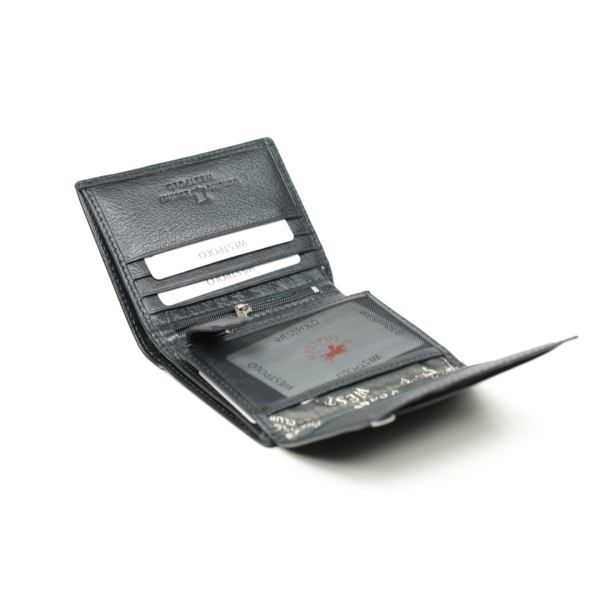 Мъжки кожен портфейл черен 67/1/5