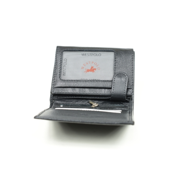 Мъжки кожен портфейл черен 67/1/5