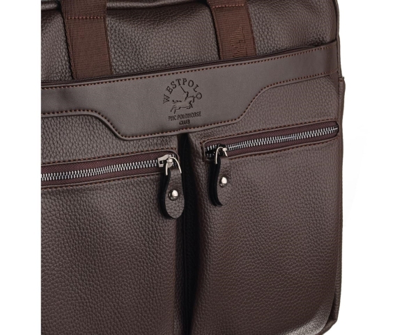 Мъжка ежедневна чанта кафява 6008